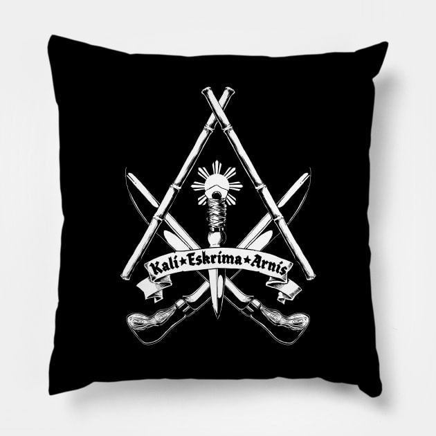 Eskrima Pillow by Black Tee Inc