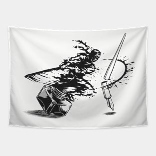 Ninja Ink Tapestry