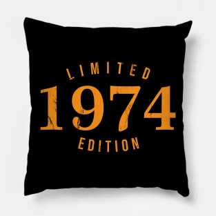 1974 Limited Edition 47th Birthday Party Shirt Pillow