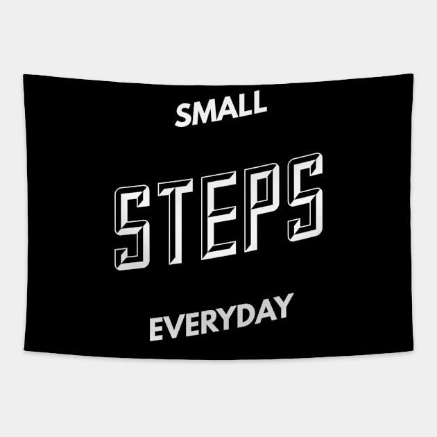 Small steps everyday Tapestry by Recovery Tee