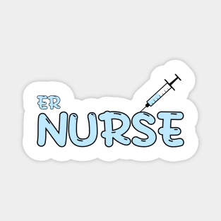 Emergency Room (ER) Nurse Blue Magnet