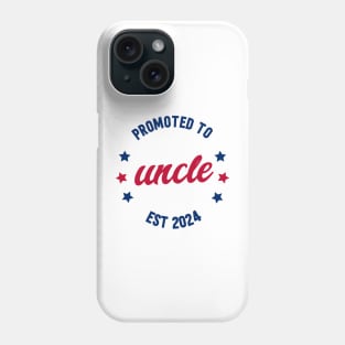 promoted to uncle 2024 new uncle Phone Case