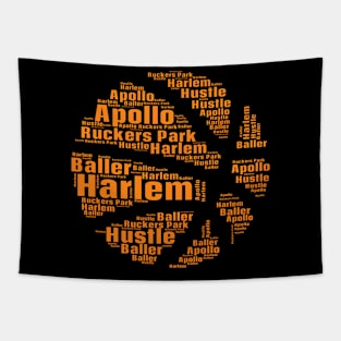 Harlem Basketball Cloud Tapestry