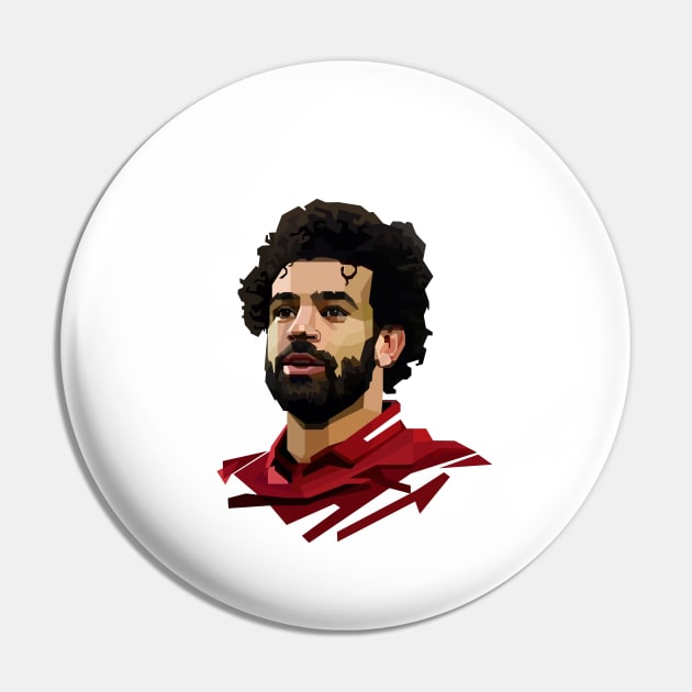 Mo Salah Skintone Art Pin by wpapkoo