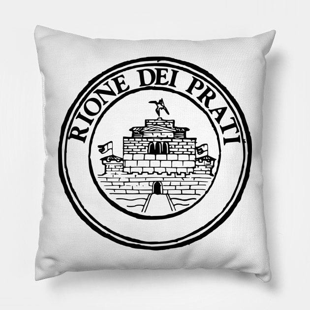 Rione Prati b-text Pillow by NextStop