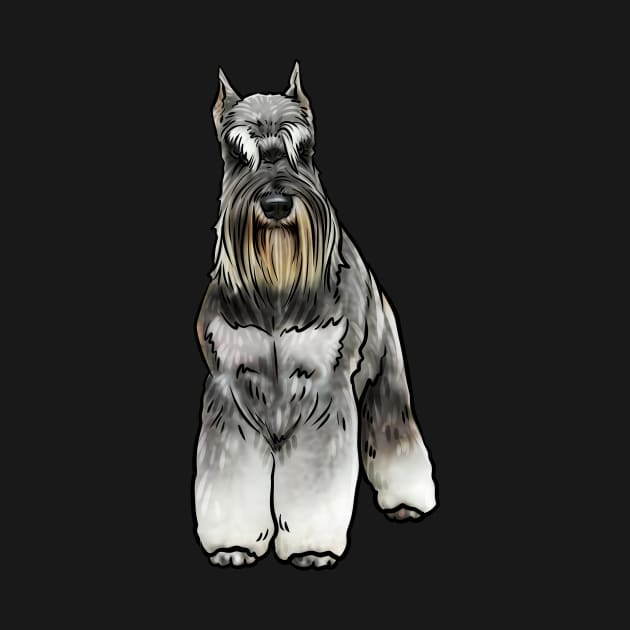 Miniature Schnauzer Dog by whyitsme