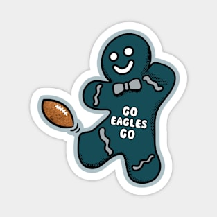 Philadelphia Eagles Gingerbread Man Magnet