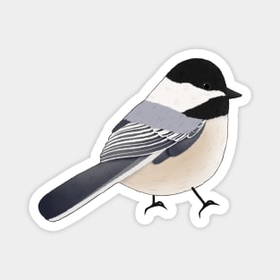 Black-Capped Chickadee Magnet