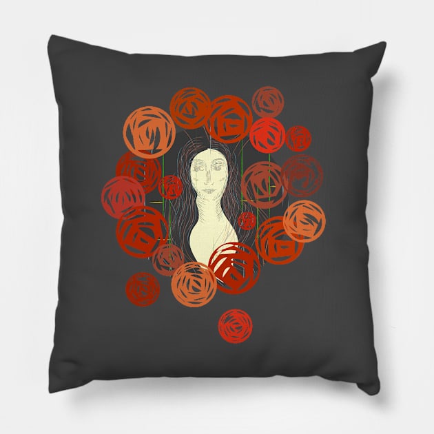 The myth of Ophelia Pillow by Slownessi