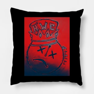Red dEAdbEAt Crown Pillow