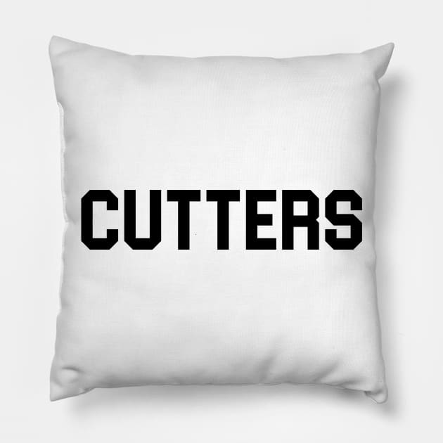 CUTTERS Pillow by Atomic Luau Pop Emporium