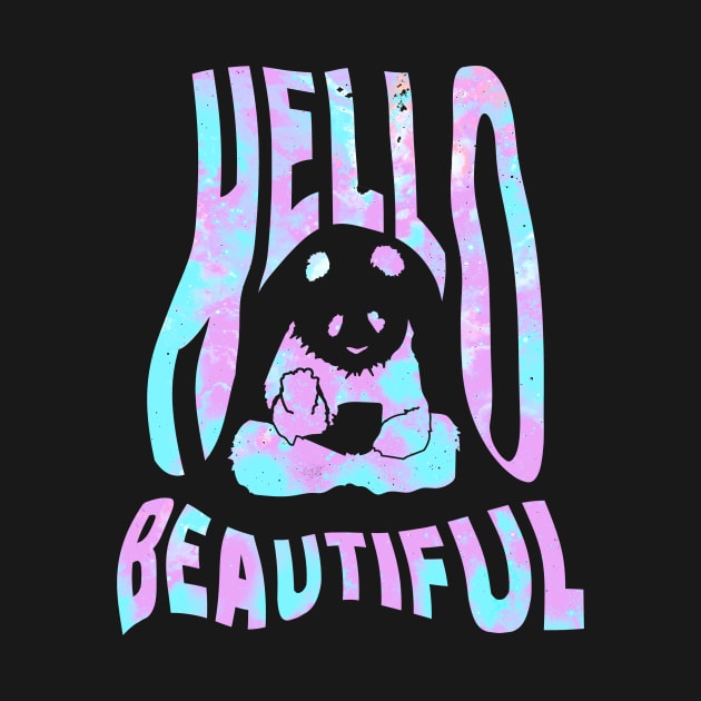 Hello Beautiful Panda by WPHmedia