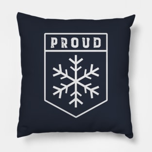 Funny Proud Snowflake Pillow