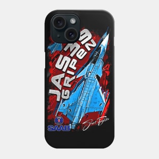 JAS39 Gripen Swedish Air Force Fighterjet Phone Case