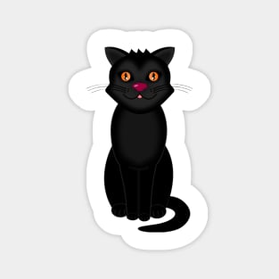 Balck Cat Magnet