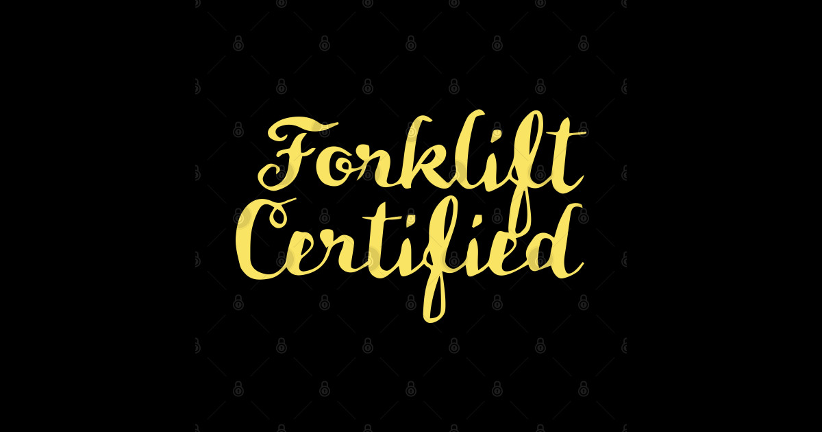 Forklift Certified Meme Forklift Driver Sticker TeePublic