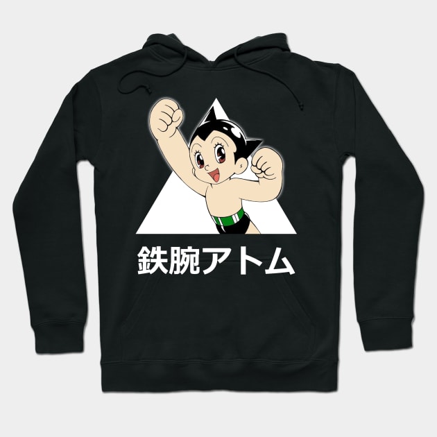 Astro Boy Half Robot Hoodie, Anime Graphic Hoodies