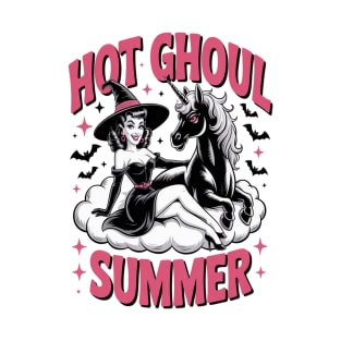 Women Mens Halloween Hot Ghoul Summer Summerween T-Shirt