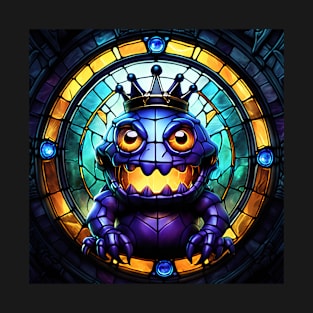 Halloween Monster Stained Glass T-Shirt