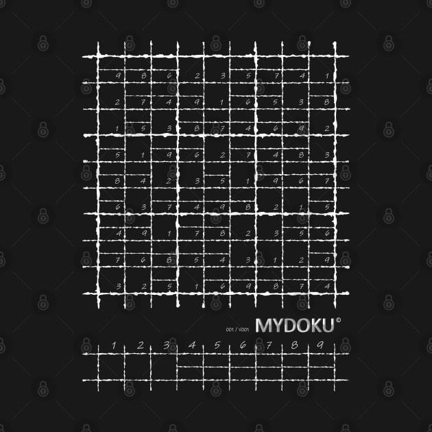 Mydoku_W001_H001_F: Sudoku, Sudoku coloring, logic, logic puzzle, holiday puzzle, fun, away from screen by Mydoku