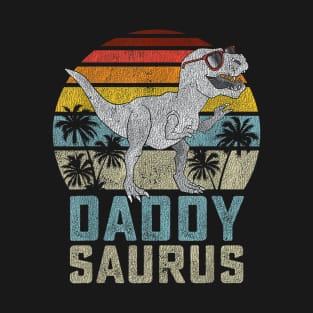 Daddysaurus Dinosaurs  Happy Fathers Day Gift T-Shirt