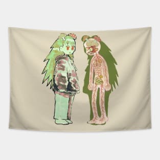 mushroom girl Tapestry