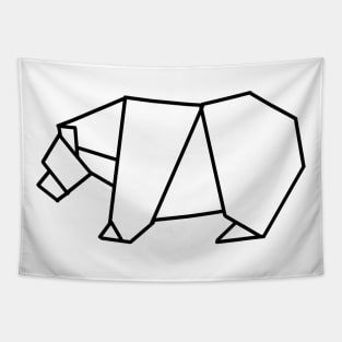 Origami Bear Tapestry