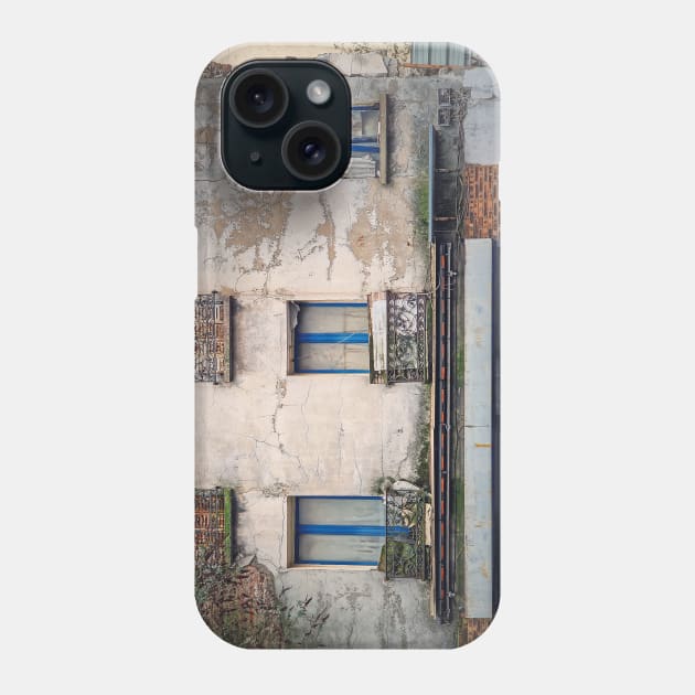 Abandoned building facade Phone Case by psychoshadow