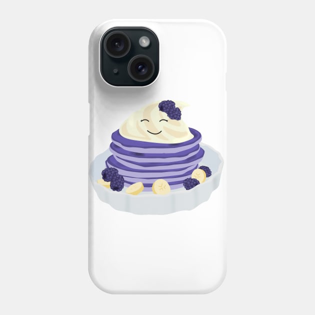 I'm a Blueberry Pancake Phone Case by Nytelock Prints