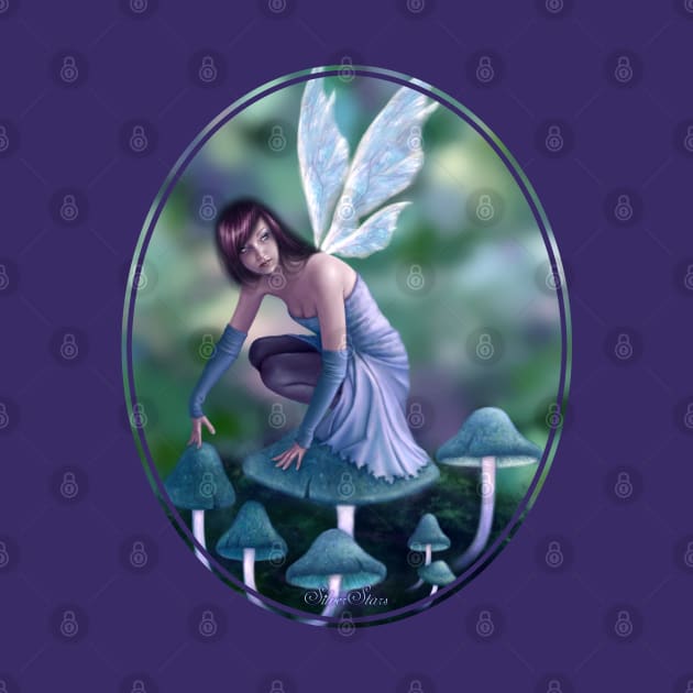 Periwinkle Mushroom Fairy by silverstars