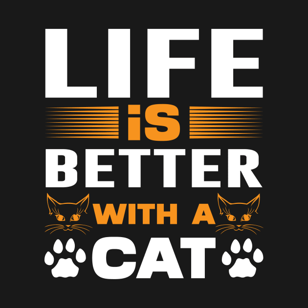 Cat T - Shirt Design by Shuvo Design