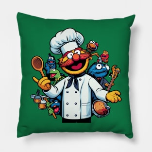 Swedish Chef Vert Der Ferk 03 Pillow