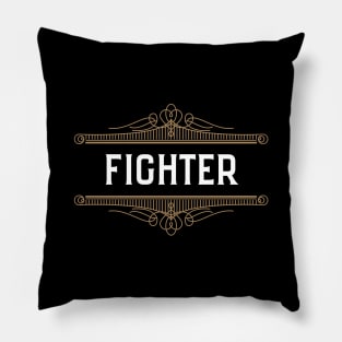 Fighter Character Class Roleplaying Addict - Tabletop RPG Vault Pillow