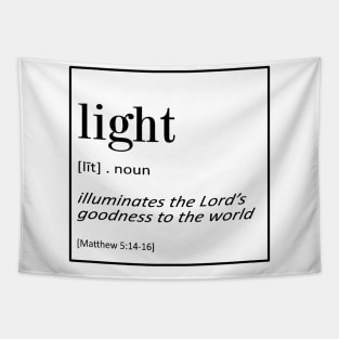 Light - Matthew 5:14-16 | Bible Quotes Tapestry