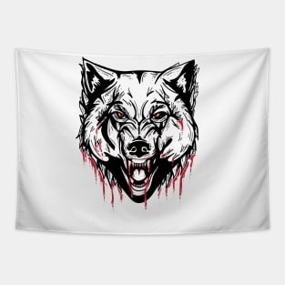 Big bad wolf Tapestry