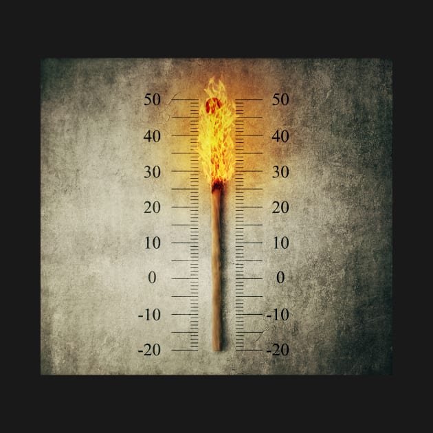 burning match thermometer by psychoshadow