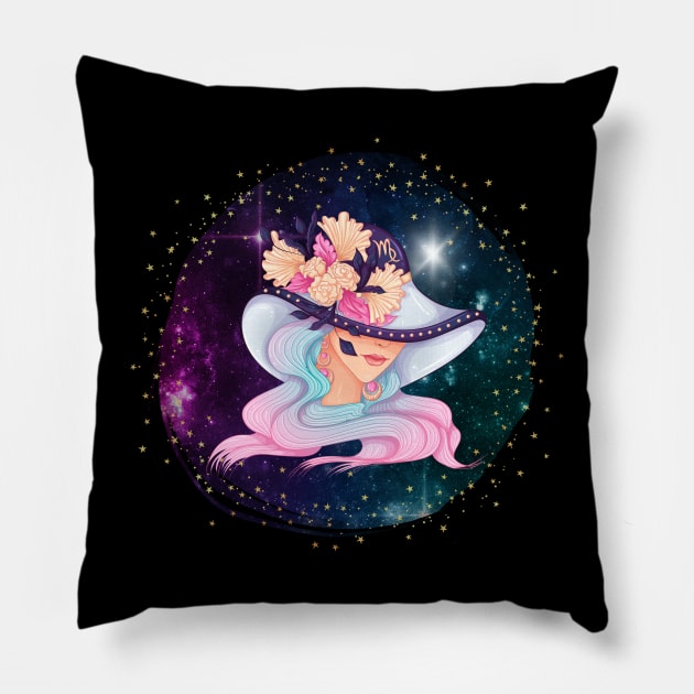 Virgo, Virgo girl, Zodiac Astrology stars horoscope love Pillow by Tumair