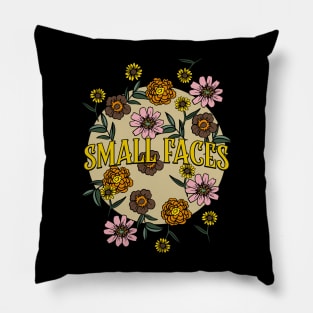 Small Name Personalized Flower Retro Floral 80s 90s Name Style Pillow