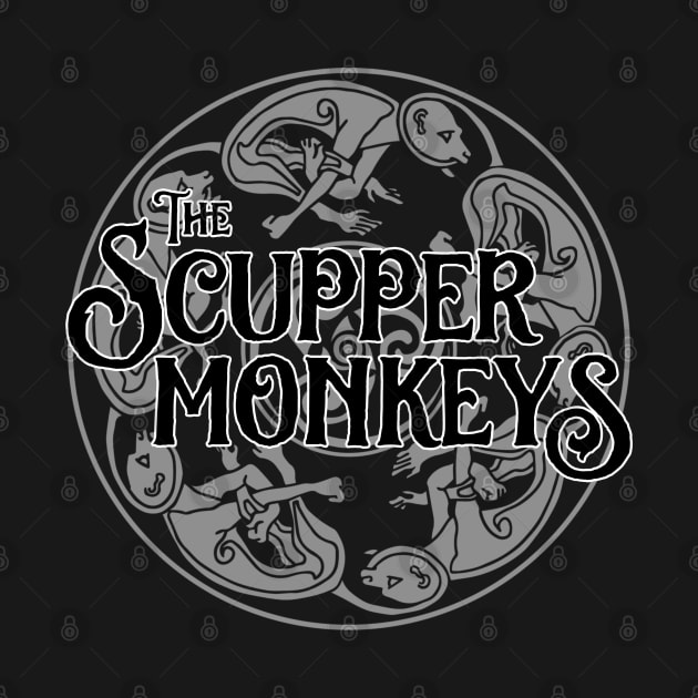 Celtic Monkey Logo (Dark Version) by The Scuppermonkeys
