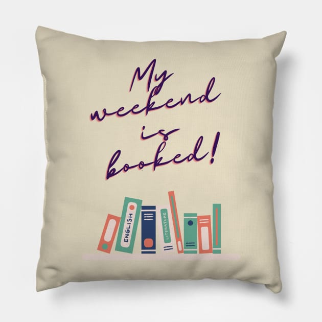 Totally booked Pillow by Nerdywitch