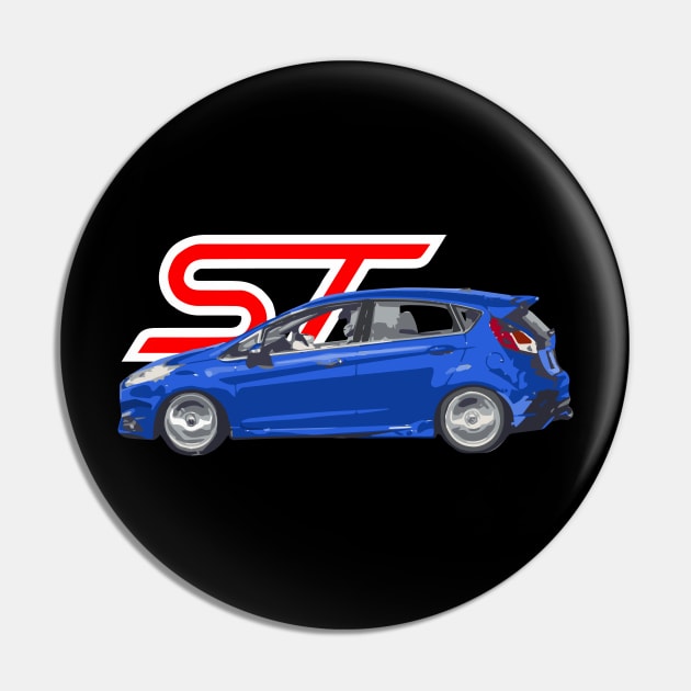 Performance Blue Ford Fiesta ST Pin by cowtown_cowboy