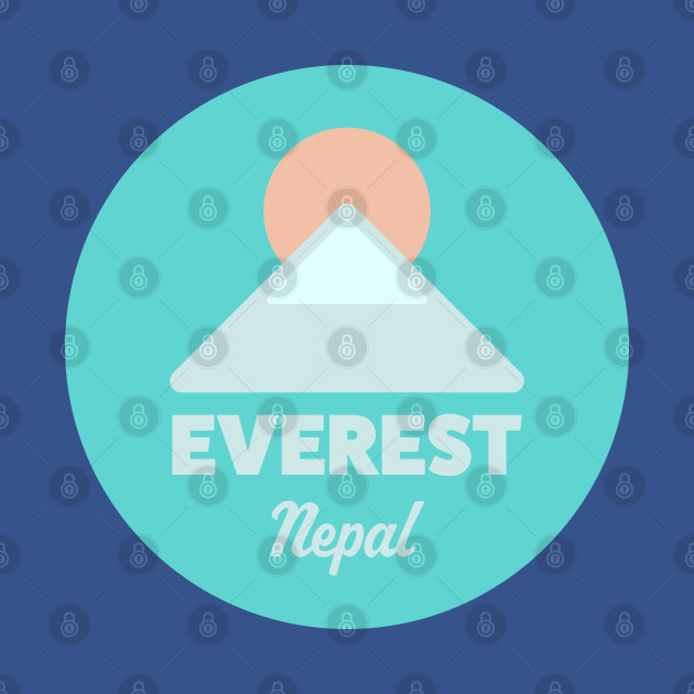 Discover Mt Everest Nepal Retro Patch - Mt Everest - T-Shirt