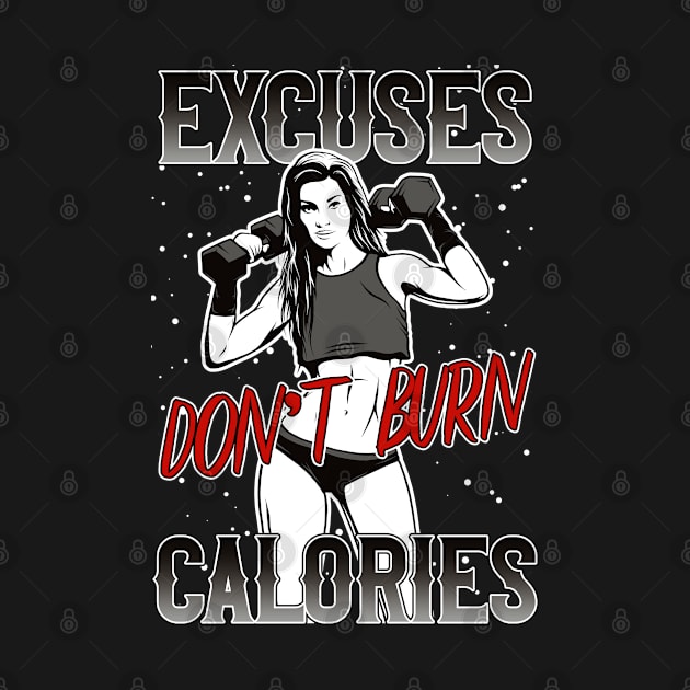 Gym Fit - Burn Calories - dark by ShirzAndMore