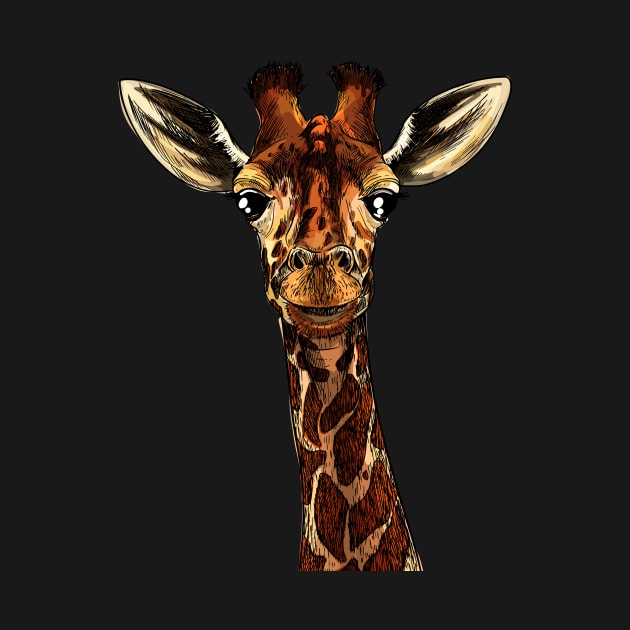 Cute Giraffe by GreenCatDesign