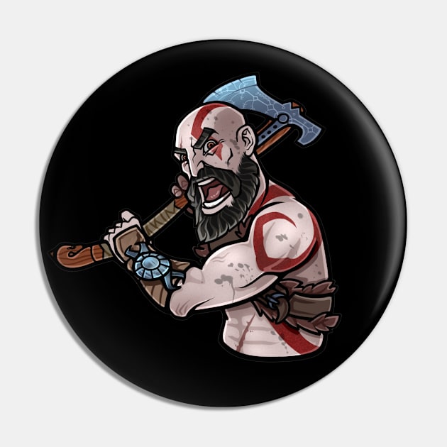 Kratos Pin by Nightgrowler