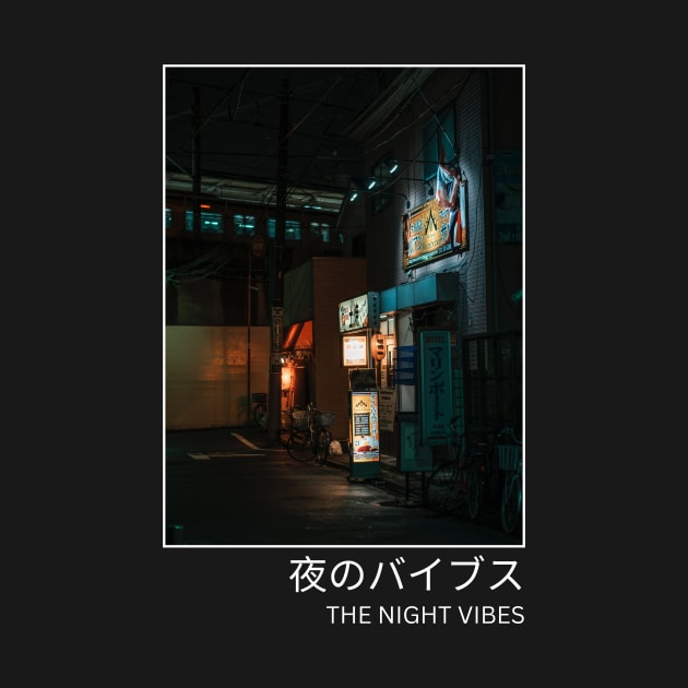 Japanese Night Vibes Design by Ampzy