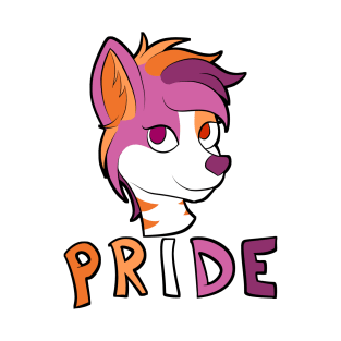 Lesbian Pride - Furry Mascot 1 T-Shirt