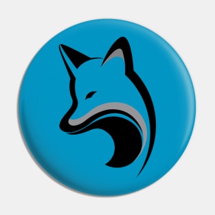 black wolf Pin