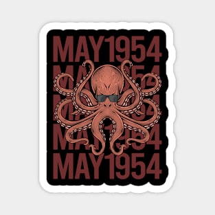 Funny Octopus - May 1954 Magnet