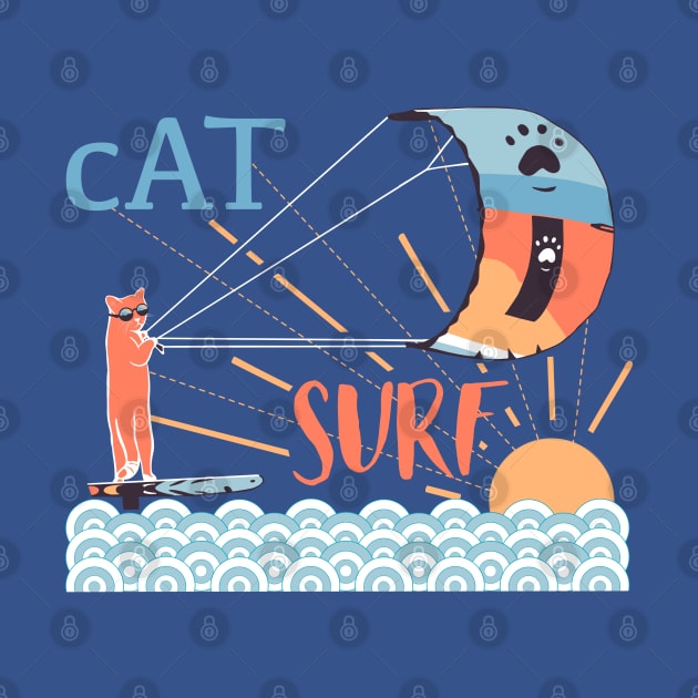 Cat surf by Mimie20